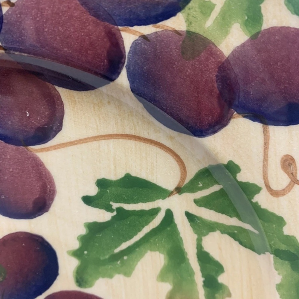 La Ceramica VBC nova MADE IN ITALY hand painted dinner plate-set of 4-grapes - Picture 4 of 6